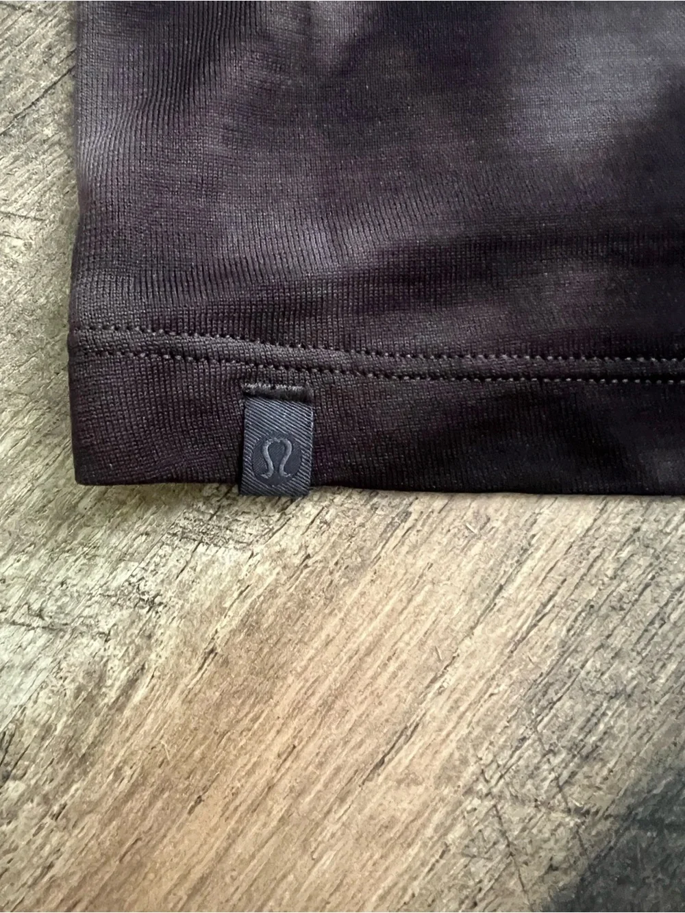 lululemon athletica Black Tie-Dye Train to Be Short Sleeve Tee Perforated